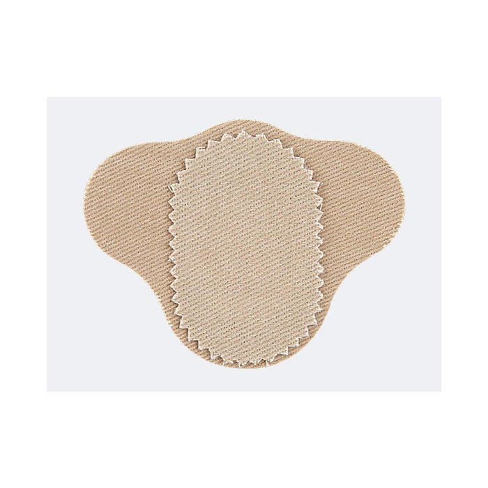  beige foot callus cushion pad with oval center