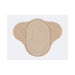  beige foot callus cushion pad with oval center