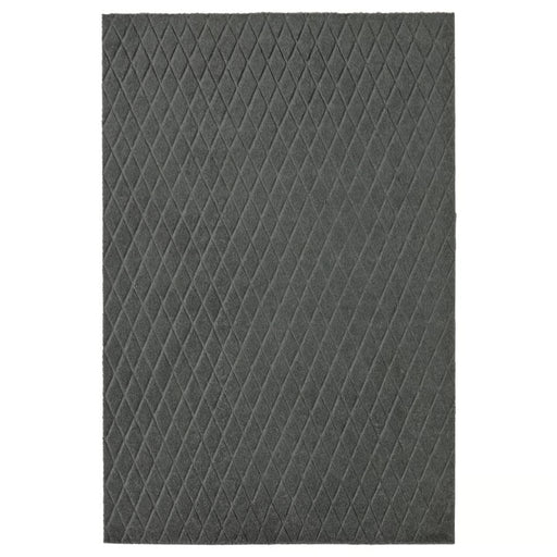 IKEA ÖSTERILD indoor door mat in dark grey with diamond pattern texture; compact 40x60 cm size ideal for entryways – 60511116