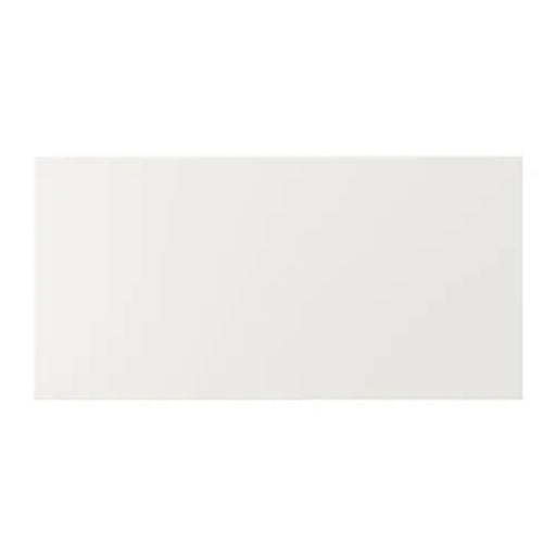 White rectangular tile on a white background