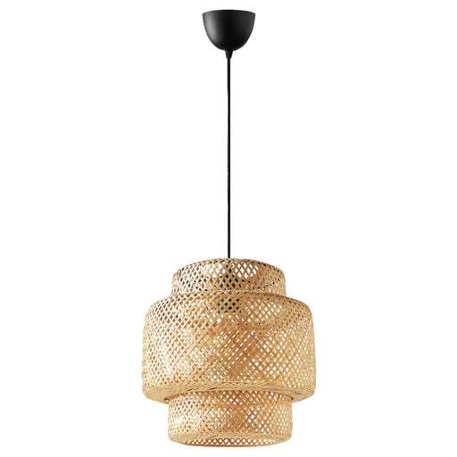 IKEA SINNERLIG pendant lamp made of handmade bamboo, 27 cm diameter