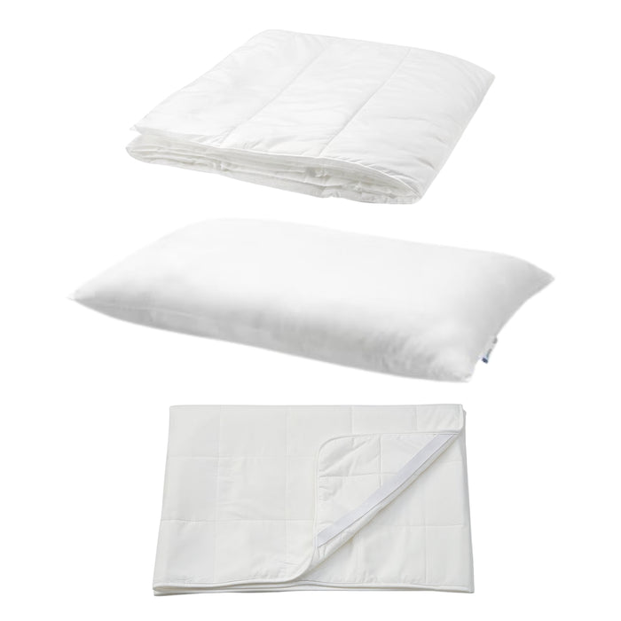 KEA ÄNGSKORN, LAPPTÅTEL & SILVERTOPP Complete Bedding Bundle