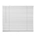 White Venetian blinds on a white background