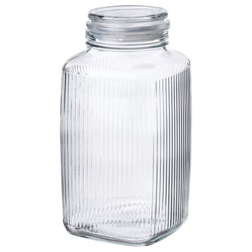 IKEA KÖSSEBÄR 3-liter clear glass jar with airtight lid