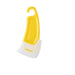 Yellow and white kitchen squeegee brush with hook handle and angled scraper head – 1598449174494 14075321