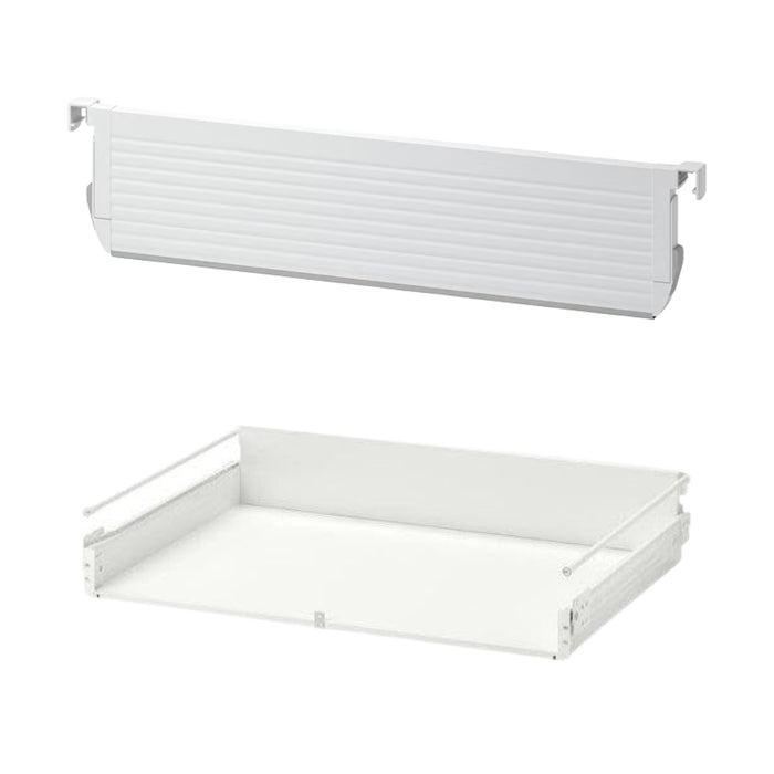 IKEA UPPDATERA Divider for Drawer 60 cm with FORVARA Medium Drawer White 80x60 cm