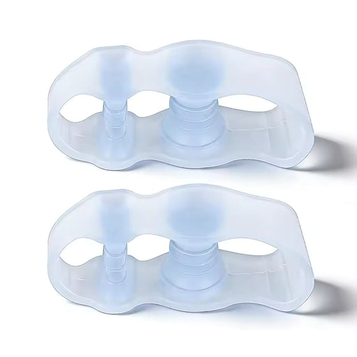 Digital Shoppy three‑hole SEBS toe separator translucent silicone hallux bunion corrector foot care #32020300