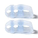 Digital Shoppy three‑hole SEBS toe separator translucent silicone hallux bunion corrector foot care #32020300