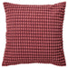 SVARTPOPPEL cushion cover, light red, 65x65 cm – textured surface with raised dot pattern, placed on beige sofa with pink pillow and white vase in cozy living room – 90543026.