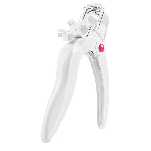 White pet nail clipper on a white background