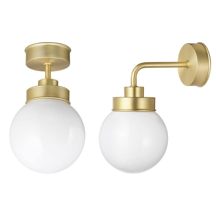 IKEA FRIHULT Brass Finish Lighting Set - Ceiling & Wall Lamps for Coordinated Design