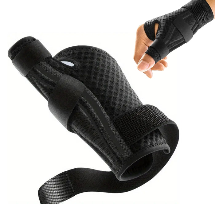 Digital Shoppy Thumb Protection Anti-Sprain Sleeve – Black Orthopedic Support
