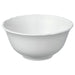 IKEA UPPLAGA Bowl, white, 13 cm 5 inches, featuring a smooth, glossy finish and delicate scalloped edges—ideal for serving soups, salads, and desserts in elegant dining setups -60438022.