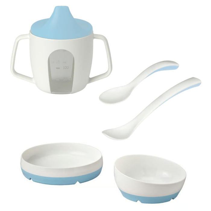 IKEA BÖRJA Baby Feeding Set - Complete 5-Piece Collection