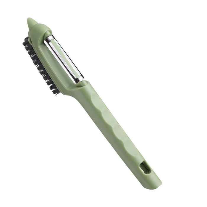 Digital Shoppy Kitchen Fruit Peeler with Cleaning Brush – Green