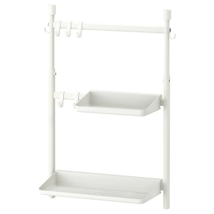 IKEA SUNNERSTA Kitchen organiser set: Adjustable Rack, Shelf, Dish Drainer & 10-Pack Hooks