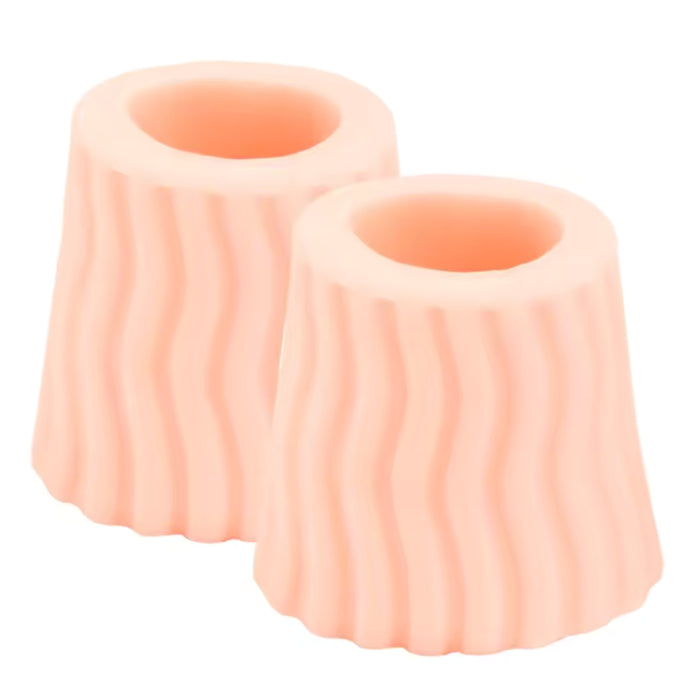Digital Shoppy Comfortable Silicone Toe Cover Finger Support Basketball & Volleyball Bunion Care Callus Blister Toe Protector (Brighten skin color)