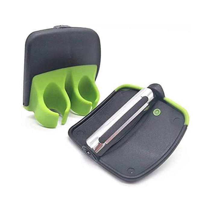 Digital Shoppy Palm Grip Vegetable & Fruit Peeler, Green – Swift Handheld Slicer