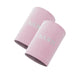 Pair of medium-sized pink cooling wrist support braces with “SPORTS” printed in white—dotted texture enhances breathability; designed for gym, tennis, and yoga use as an ice wrap or sweatband – 1598448414248 12718549.