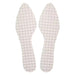 white massage insoles with textured bubble surface 
