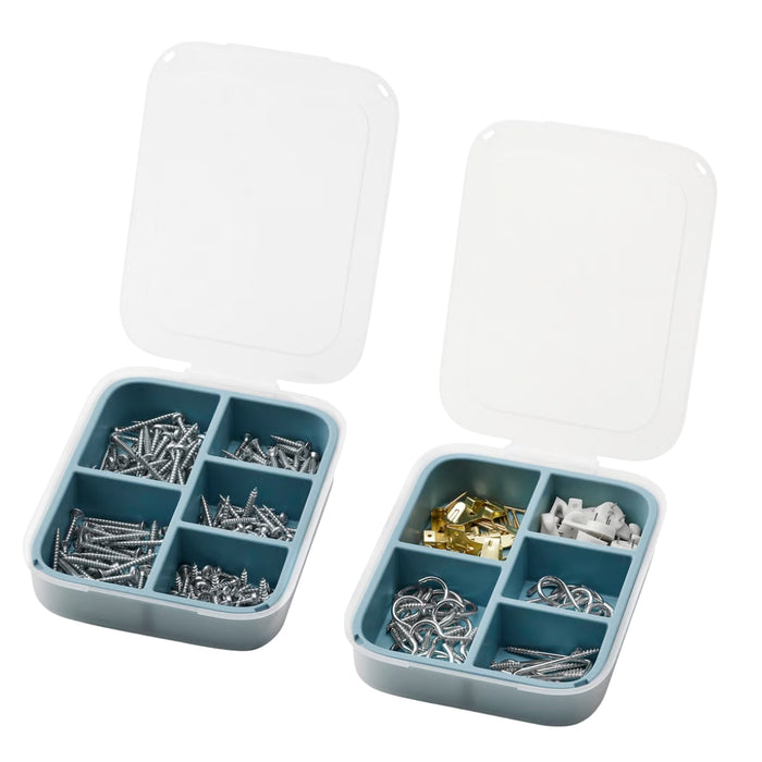 IKEA TRIXIG Complete Hanging Set: 200-Piece Wood Screw Set + 85-Piece Hooks & Hanging Set