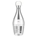 Modern white and stainless steel manual hand-press garlic masher with a clear container and sharp blades.