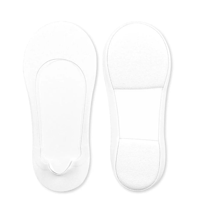 Digital Shoppy Ultra Low Cut Liner Socks — White | Invisible Non‑Slip Comfort for Flats & Summer