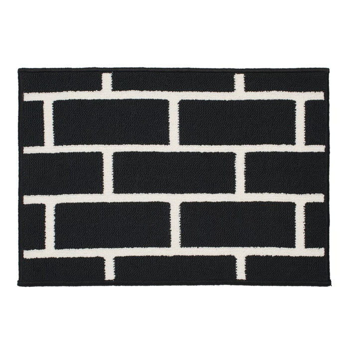 IKEA VÄNDPLATS Door mat, black/brick pattern, 40x60 cm (1 ' 4 "x2 ' 0 ")