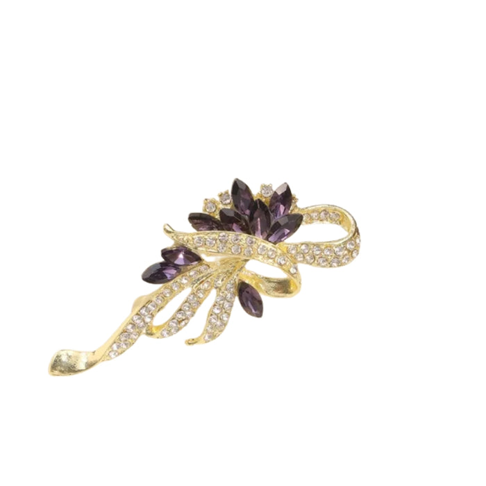 Digital Shoppy Elegant Crystal Brooch Pin