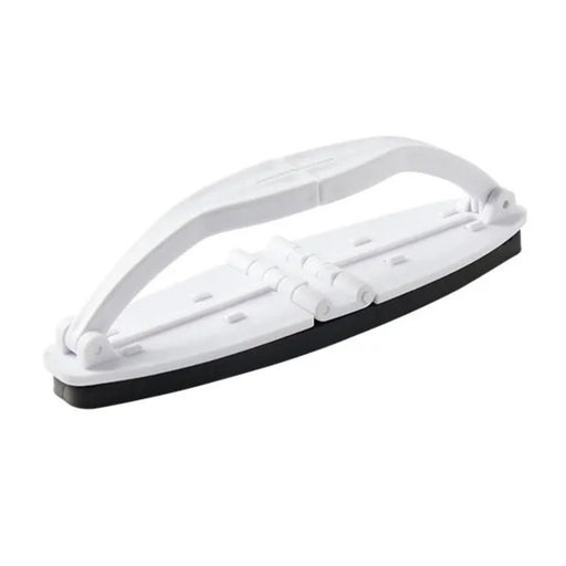 White and black iron on a white background
