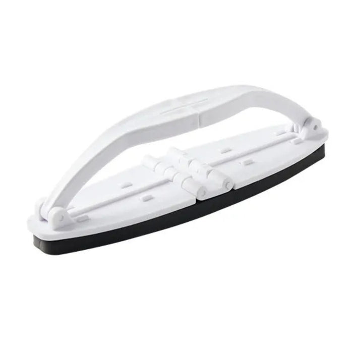 White and black iron on a white background