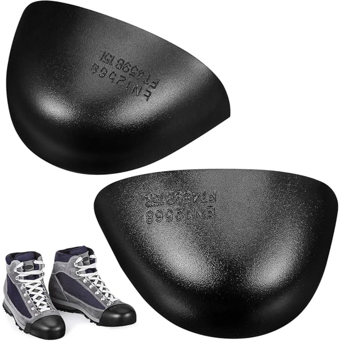 Digital Shoppy LINZ Heavy Duty Industrial Steel Toe Cap Anti-Impact Guard Durable Factory Direct for Safety Shoes (Black)