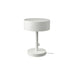 White table lamp on a white background