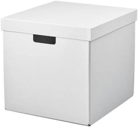 IKEA FJÄDERHARV Storage box with lid