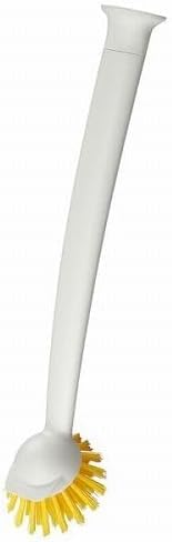 IKEA RINNIG Dish-washing brush, bright yellow/off-white