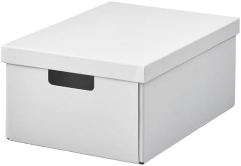 IKEA FJÄDERHARV Storage box with lid
