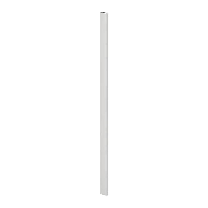 IKEA KUNGSFORS suspension rail in stainless steel, 80 cm length, shown against white background with mounting brackets