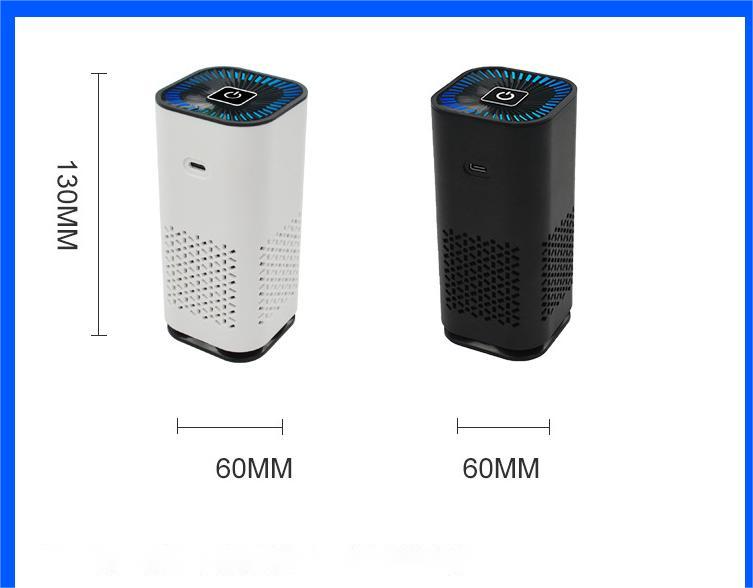 Digital Shoppy Car Air Purifier Portable Negative Ion Generator Remove Formaldehyde Dust Smoke Air Freshen Washer For Home Car