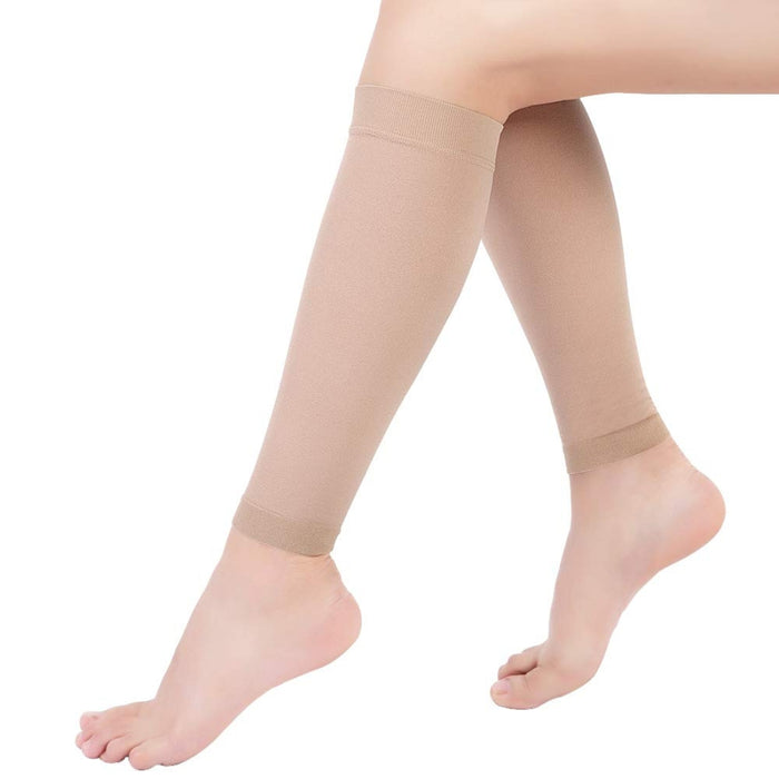 Digital Shoppy Wristband compression socks sports compression leg guard beige