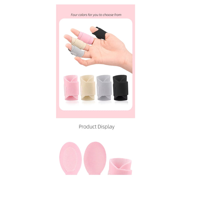 Digital Shoppy Trigger Finger Splints Single Straps Finger Splint Support Brace Kit Finger Straightener PINK