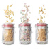 Digital Shoppy reusable snack bags – mason jar-style zip pouches with rotini, flower pasta, and macaroni