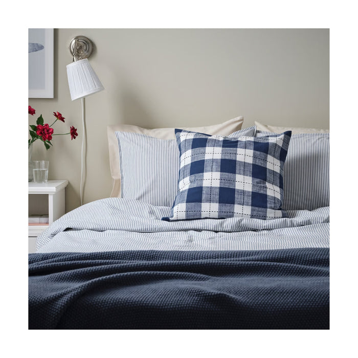 IKEA SVAMPFLY Cushion cover, dark blue, 50x50 cm
