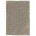 IKEA TOFTBO bath mat in beige with looped chenille texture and stitched border, shown flat for material detail