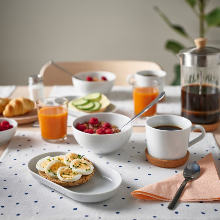 IKEA 365+ Serving plate, white, 20x11 cm (8x4 ")