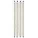 IKEA MÄVINN Table-runner, off-white with green stripes, pink diamonds, and tassels – 35x130 cm (14x51 ") – artisanal texture for cozy, modern interiors – 40601622