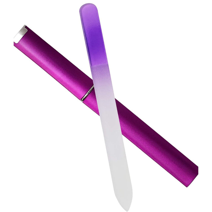 Digital Shoppy Nail File Polishing Manicure Set Purple