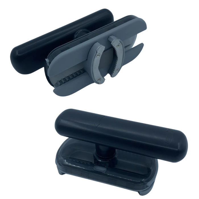 Jar opener with serrated gripping arms and adjustable handle – designed for securely twisting open tight lids – 1600004084340 13927404