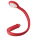 IKEA HÖSTULOTA LED USB lamp – red flexible silicone body with circular LED head and USB connector, 30 cm - 90612840