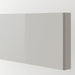 IKEA RINGHULT Drawer front, high-gloss light grey, 40x10 cm, close-up of reflective surface with minimalistic finish - 70327189