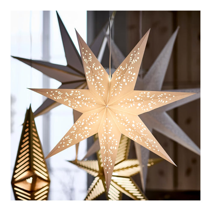 IKEA STRÅLA Lamp shade, lace white, 70 cm (28 ")